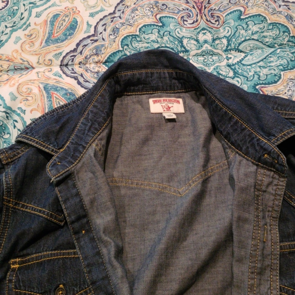 True Religion Long sleeve Jean top